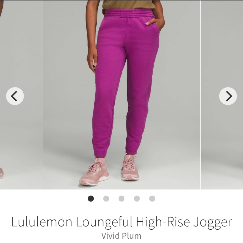 Lululemon Loungeful HR Jogger In Vivid Plum NWT